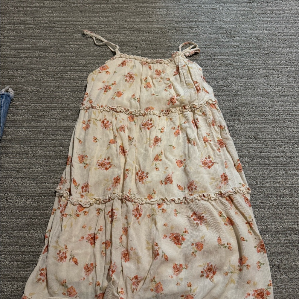 Floral Cream Dress